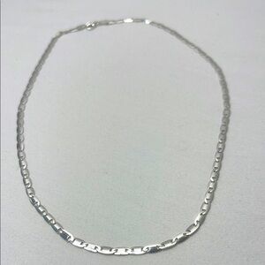 Sterling Silver Italy Chain Necklace 18” NWOT